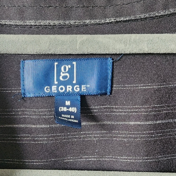 Men's George Short Sleeve Button Front Dress Shirt - Picture 2 of 4